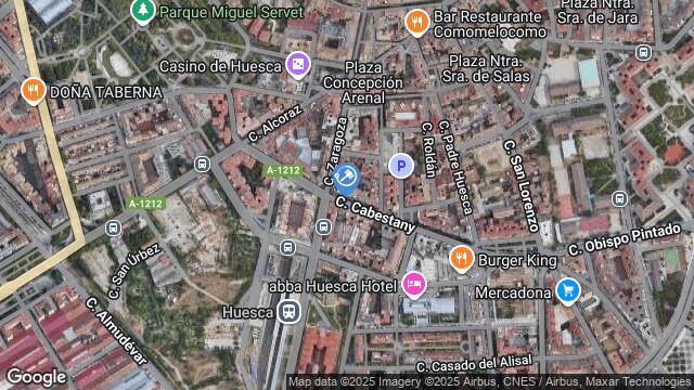 Ubicación de la subastas Subasta de vivienda en Huesca