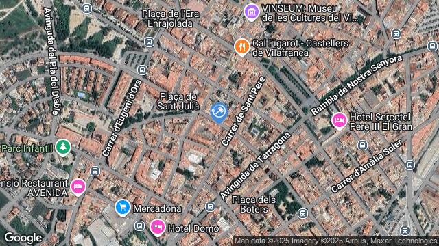 Ubicación de la subastas Subasta de vivienda en Vilafranca del Penedés