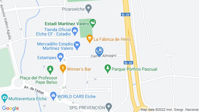 Ubicación de la subastas Subasta de garaje en ELCHE