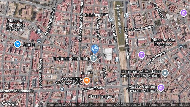Ubicación de la subastas Subasta de garaje en MALAGA