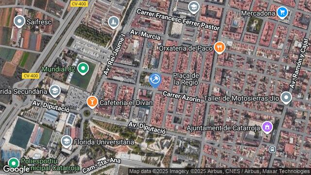 Ubicación de la subastas Subasta de vivienda en CATARROJA