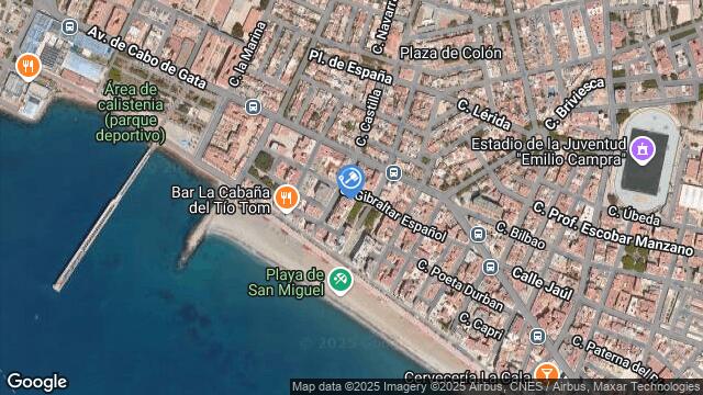 Ubicación de la subastas Subasta de garaje en Almería