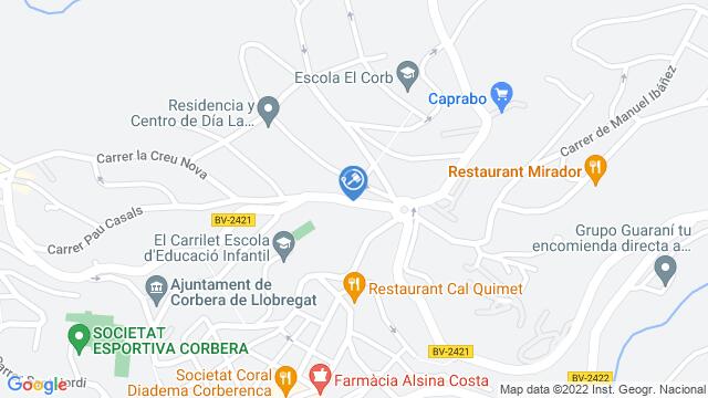 Ubicación de la subastas Subasta de vivienda en Corbera de Llobregat