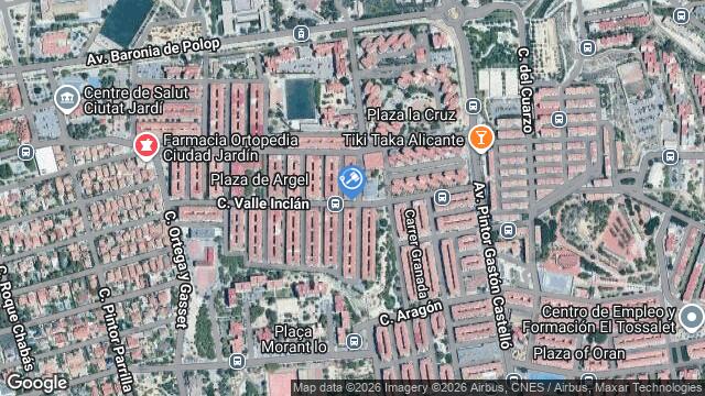 Ubicación de la subastas Subasta de cl escritor valle inclan en Alicante