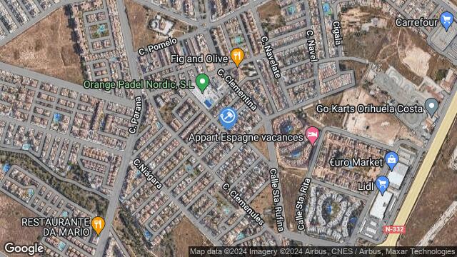 Ubicación de la subastas Subasta de vivienda en ORIHUELA COSTA