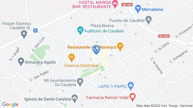 Ubicación de la subastas Subasta de local comercial en CAUDETE