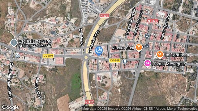 Ubicación de la subastas Subasta de cl san francisco de asis en Alicante