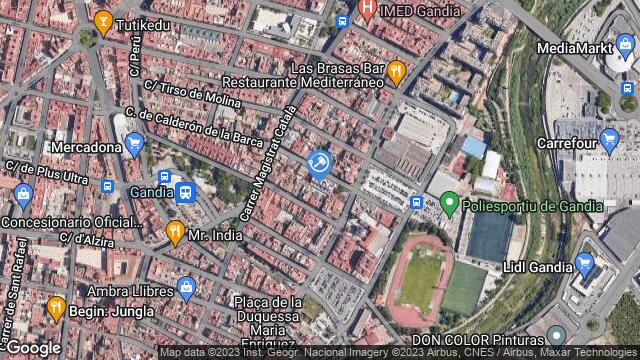 Ubicación de la subastas Subasta de local comercial en Gandia