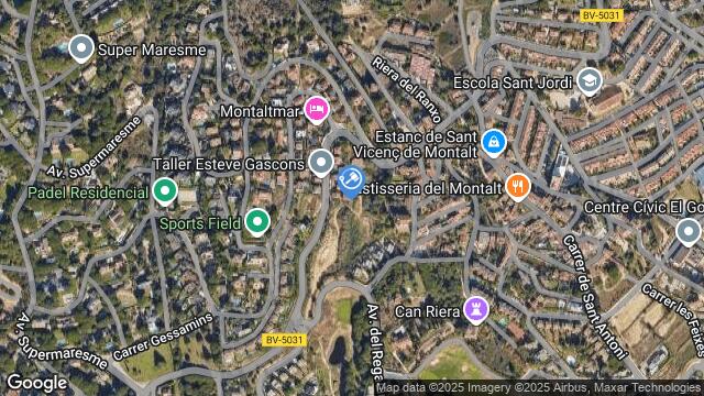 Ubicación de la subastas Subasta de vivienda en Sant Vicenç de Montalt