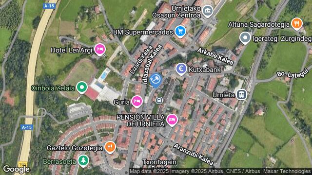 Ubicación de la subastas Subasta de trozo de terreno peÑascal  ( urnieta - guipuzcoa) en GUIPUZCOA