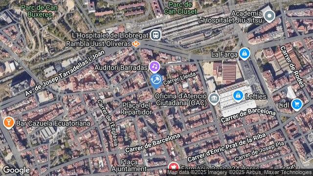 Ubicación de la subastas Subasta de local comercial en HOSPITALET DE LLOBREGAT