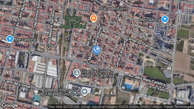Ubicación de la subastas Subasta de vivienda en ALFAFAR