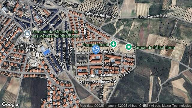 Ubicación de la subastas Subasta de garaje en VENTAS DE RETAMOSA (LAS)