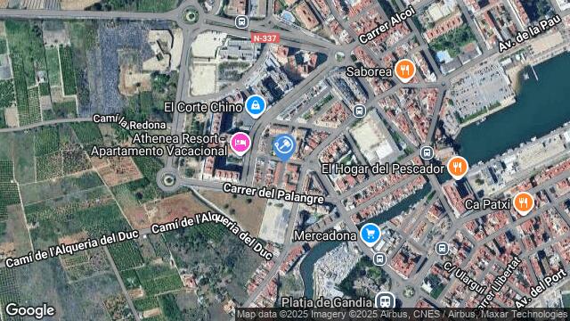 Ubicación de la subastas Subasta de garaje en GANDIA