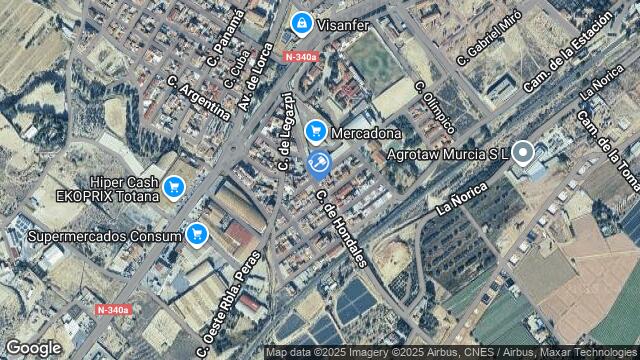 Ubicación de la subastas Subasta de vivienda en Totana