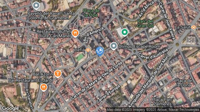 Ubicación de la subastas Subasta de vivienda en Badalona