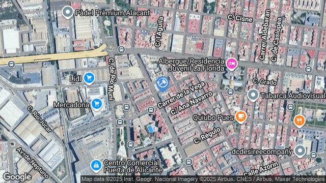 Ubicación de la subastas Subasta de garaje en ALICANTE