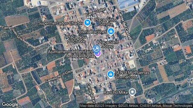 Ubicación de la subastas Subasta de vivienda en BENIFAIRO DE LA VALLDIGNA