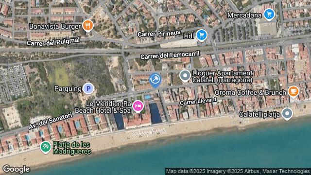 Ubicación de la subastas Subasta de vivienda en EL VENDRELL (SECTOR SANATORI)