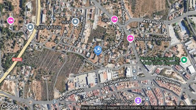 Ubicación de la subastas Subasta de vivienda en CALPE