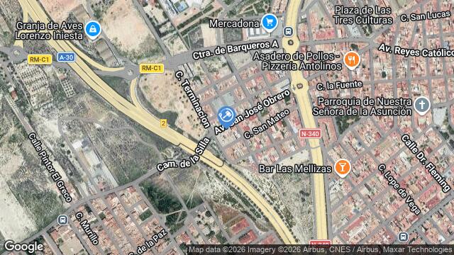 Ubicación de la subastas Subasta de local comercial en ALCANTARILLA