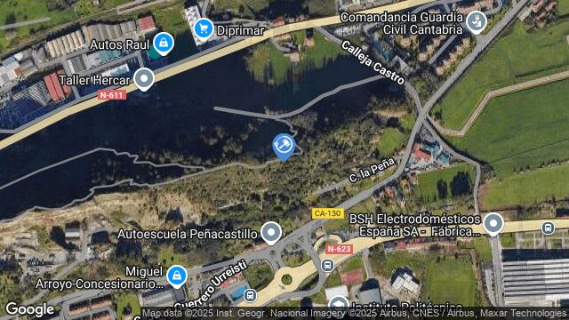 Ubicación de la subastas Subasta de vivienda en PEÑACASTILLO-SANTANDER