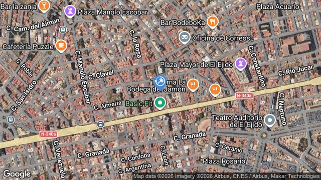 Ubicación de la subastas Subasta de solar en EL EJIDO