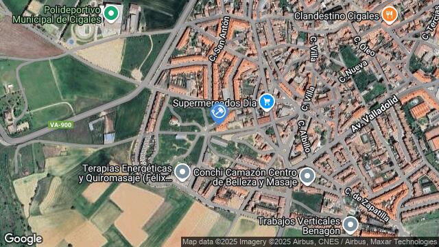 Ubicación de la subastas Subasta de vivienda en cigales