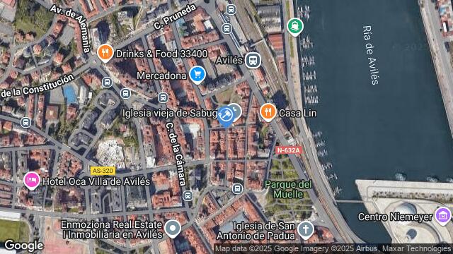 Ubicación de la subastas Subasta de garaje en Avilés