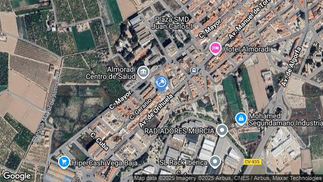 Ubicación de la subastas Subasta de trastero en ALMORADÍ