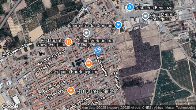 Ubicación de la subastas Subasta de vivienda en BENEJUZAR