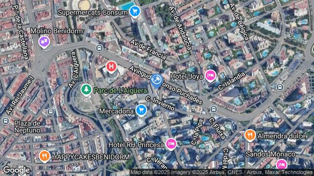 Ubicación de la subastas Subasta de av alfonso puchades ( benidorm) en BENIDORM