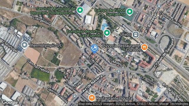 Ubicación de la subastas Subasta de garaje en UTEBO