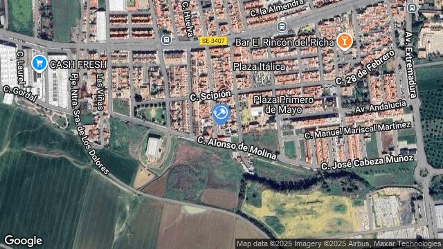 Ubicación de la subastas Subasta de vivienda en SANTIPONCE