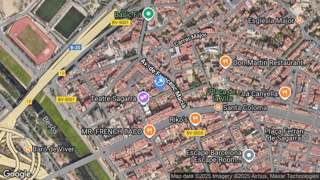 Ubicación de la subastas Subasta de vivienda en SANTA COLOMA DE GRAMENET