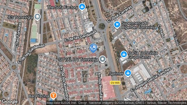 Ubicación de la subastas Subasta de vivienda en Torrevieja