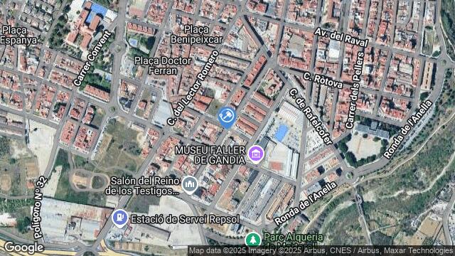 Ubicación de la subastas Subasta de vivienda en GANDIA