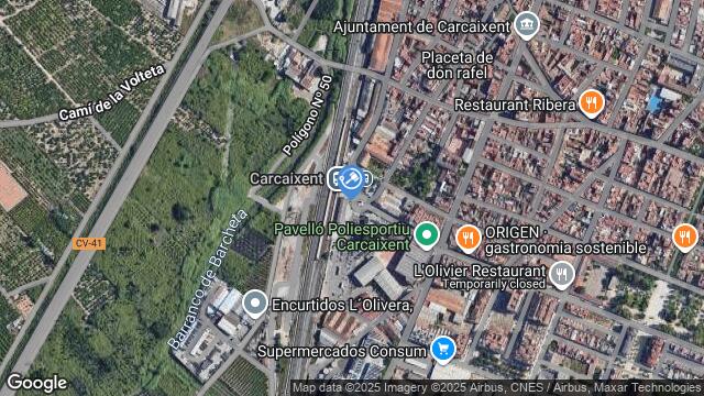 Ubicación de la subastas Subasta de solar en CARCAIXENT