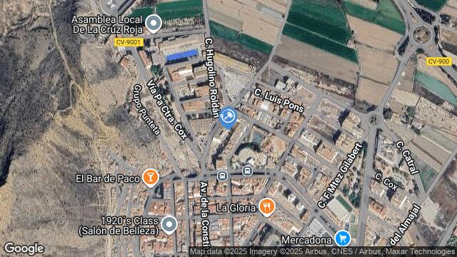 Ubicación de la subastas Subasta de cm de la serrana ( callosa de segura) en CALLOSA DE SEGURA