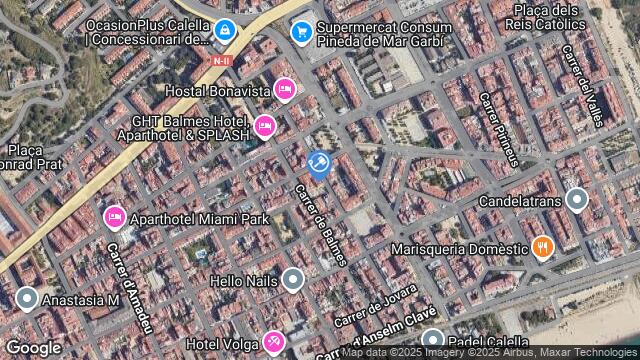 Ubicación de la subastas Subasta de vivienda en Calella