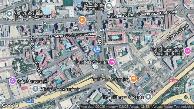Ubicación de la subastas Subasta de garaje en ALACANT-ALICANTE
