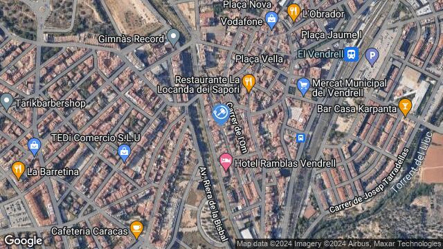 Ubicación de la subastas Subasta de vivienda en El Vendrell