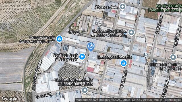 Ubicación de la subastas Subasta de solar en JAEN