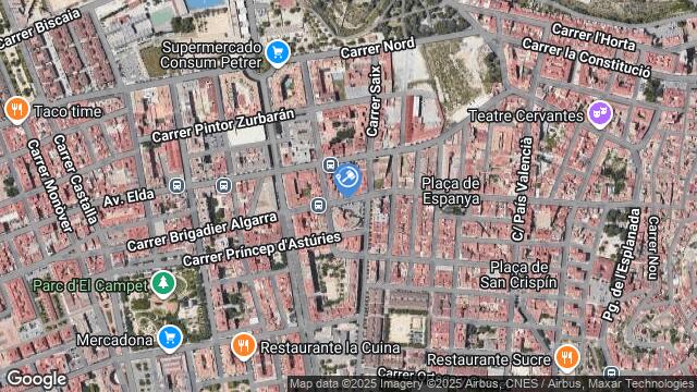 Ubicación de la subastas Subasta de solar en ELDA