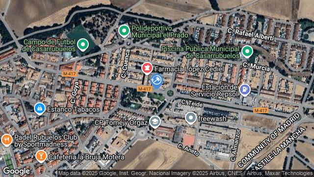 Ubicación de la subastas Subasta de garaje en CASARRUUELOS