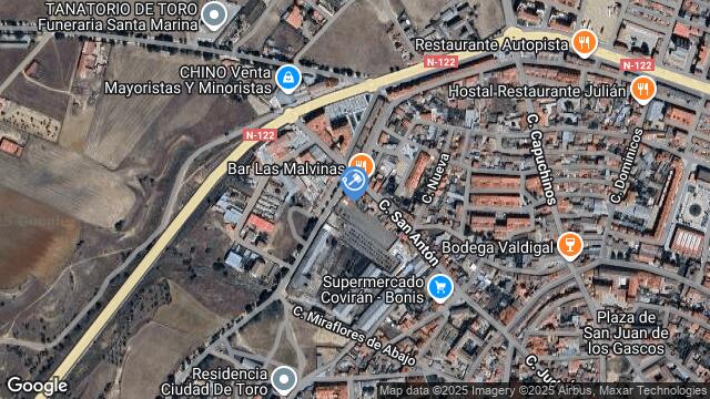 Ubicación de la subastas Subasta de vivienda en TORO