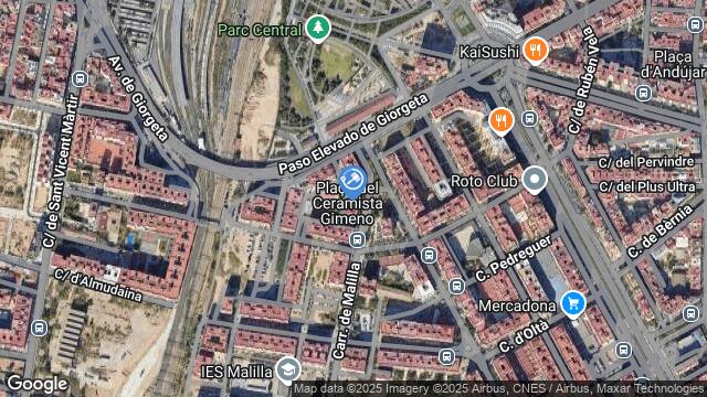 Ubicación de la subastas Subasta de pk malila ( valÈncia) en VALÈNCIA