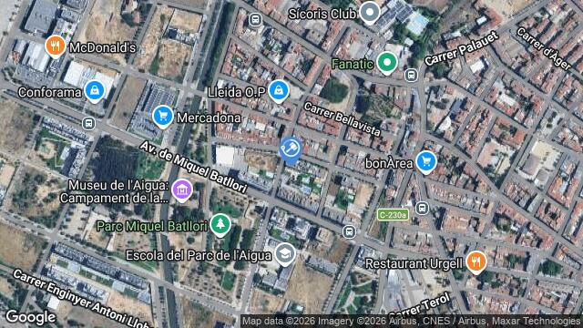 Ubicación de la subastas Subasta de cl ma.carrasco formiguera ( lleida) en LLEIDA