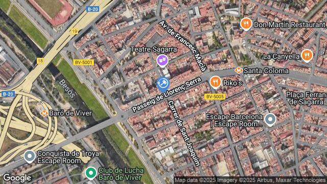 Ubicación de la subastas Subasta de vivienda en SANTA COLOMA DE GRAMANET