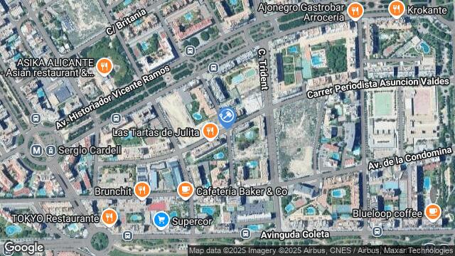 Ubicación de la subastas Subasta de garaje en Alicante